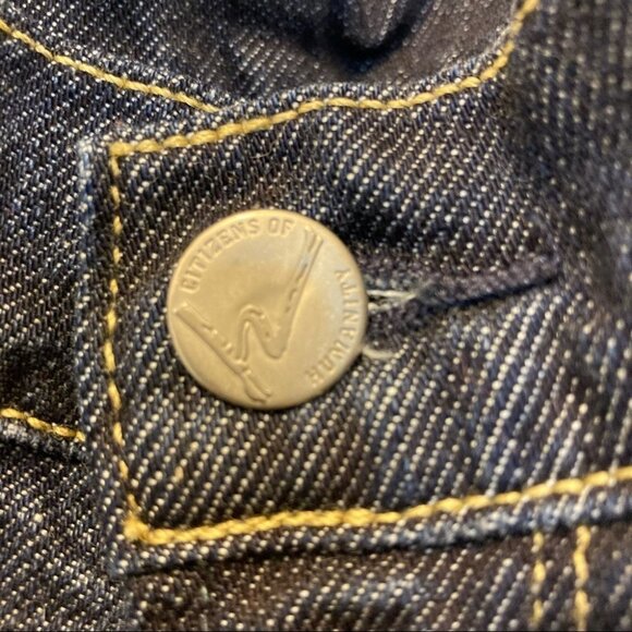 CITIZENS OF HUMANITY Sz 27 Collab with Barneys Straight Leg Medium Wash Jeans - Picture 6 of 11